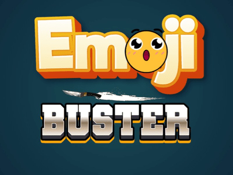 Key art for a casual emoji-popping arcade game