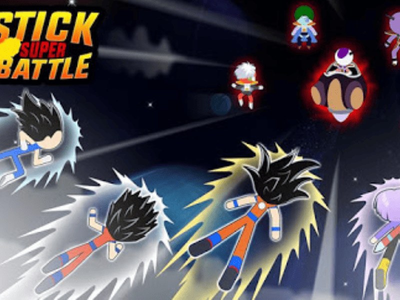 Key art for a stick-figure arcade fighting game